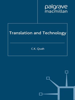 cover image of Translation and Technology
